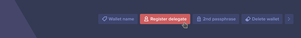 Click the Register delegate button